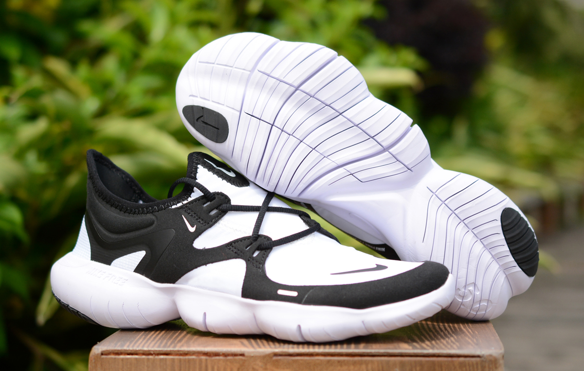 Women Nike Free RN 5.0 2019 White Black Running Shoes